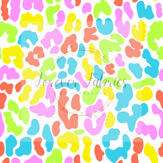 Pastel Leopard  | Preorder| By The Yard