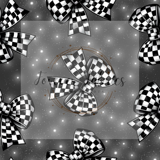 Checkered Bow (BH 4/24)| Preorder | Fabric By The Yard