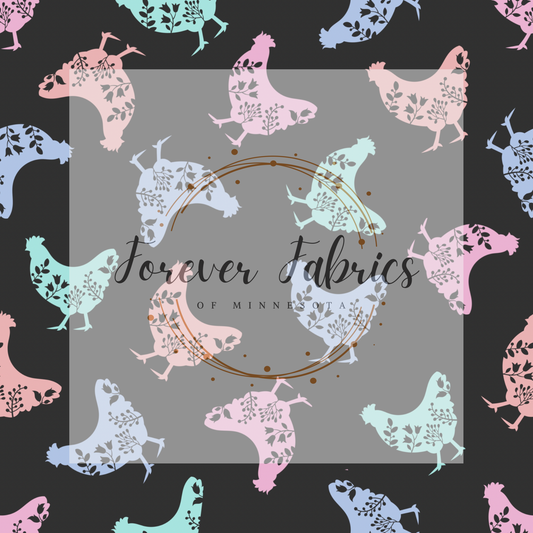Chickens  2 .    .    . (BH/ 23) | Preorder | Fabric By The Yard