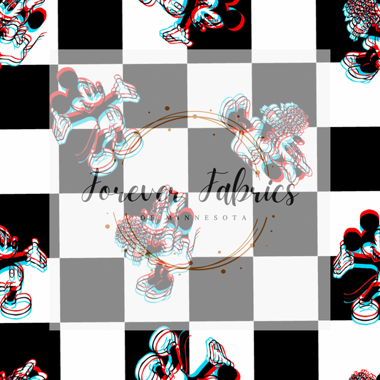 3D Mick   . (BH/ 23). | Preorder | Fabric By The Yard