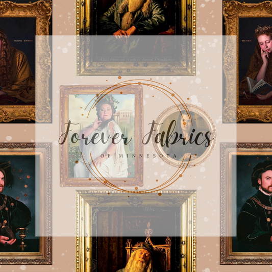 Wall of Portraits . .   . .  (BH/ 23). | Preorder | Fabric By The Yard