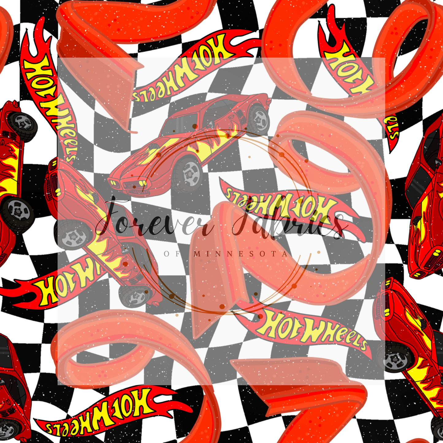 Hot Cars Black & White    . . . . (BH/ 24)| Preorder | Fabric By The Yard