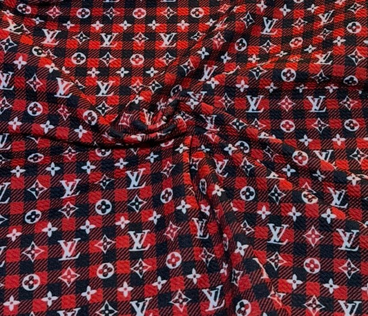Red Buffalo plaid  LV  | Bullet
