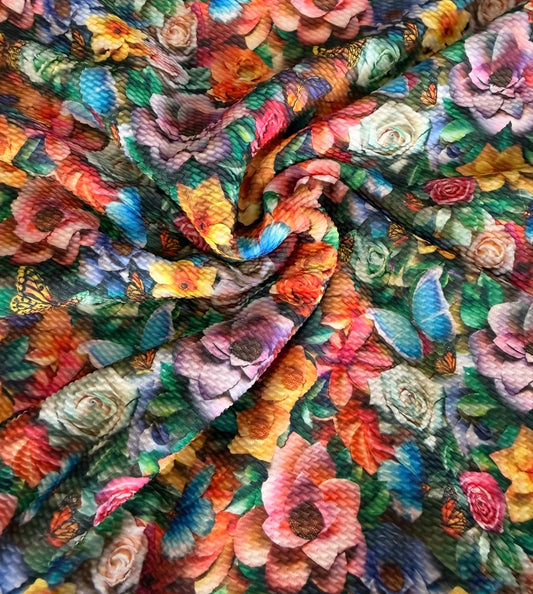 Multi floral with  butterflies | Bullet
