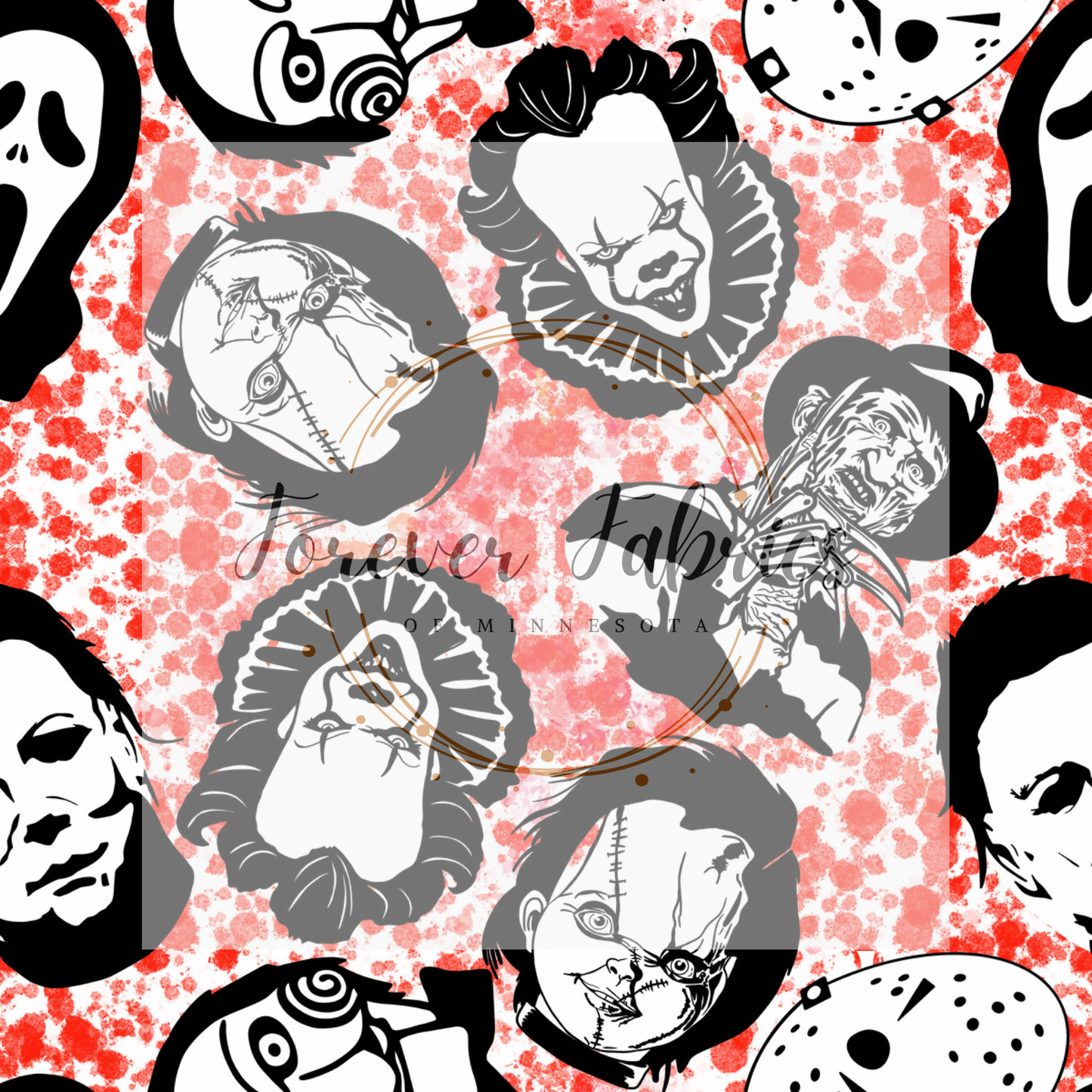 Spooky Gang | ￼Preorder| By The Yard
