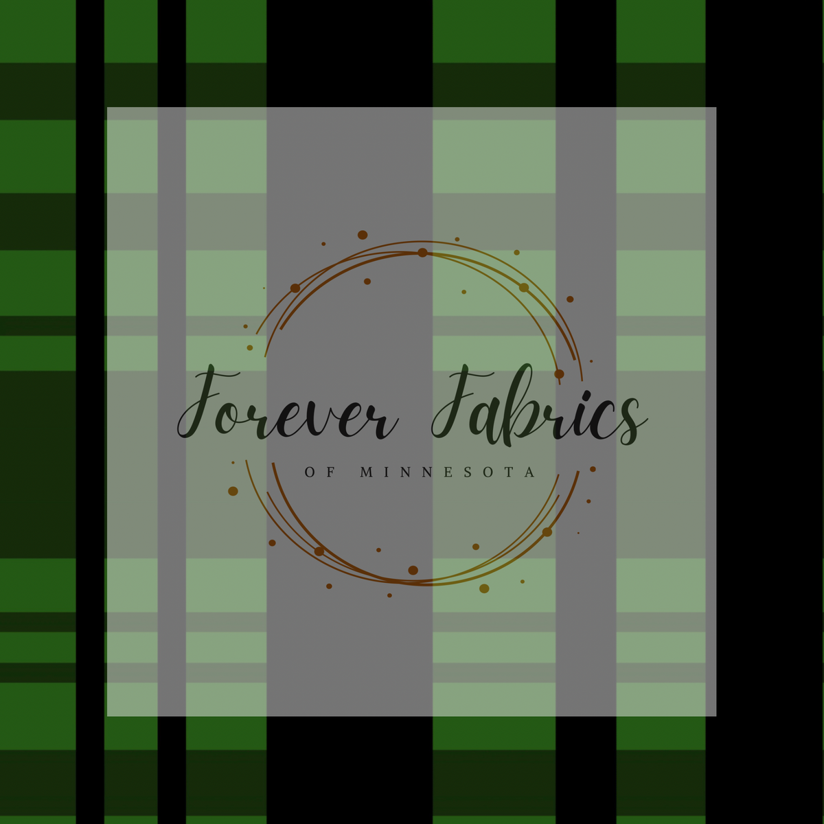 Green plaid | Preorder | Fabric By The Yard