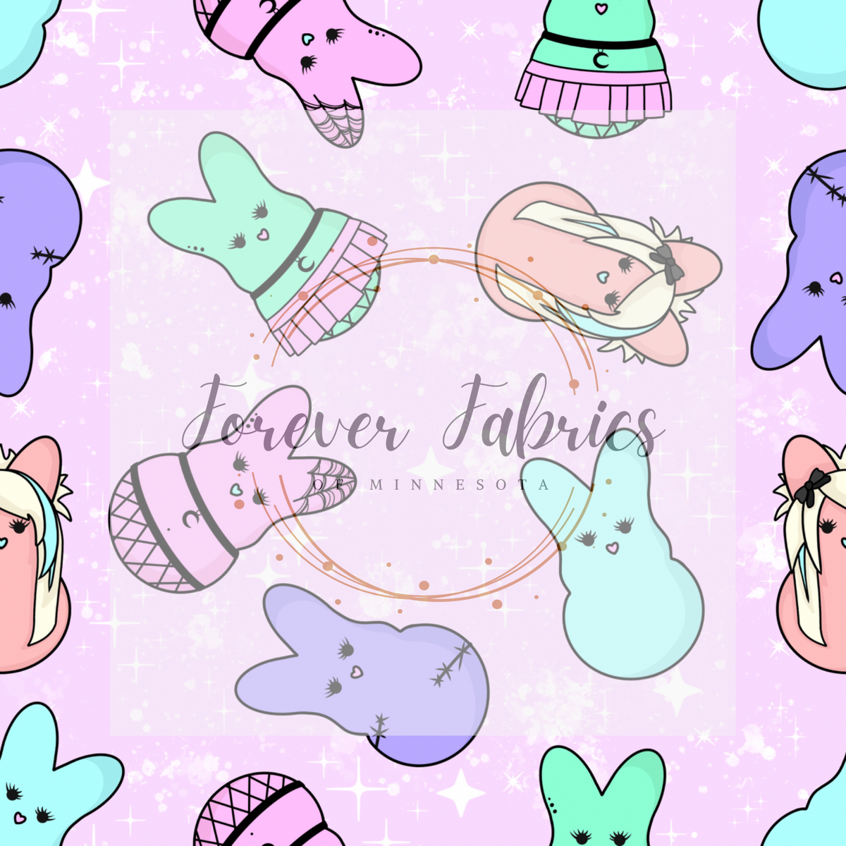 Pastel, peeps, | Preorder| By The Yard