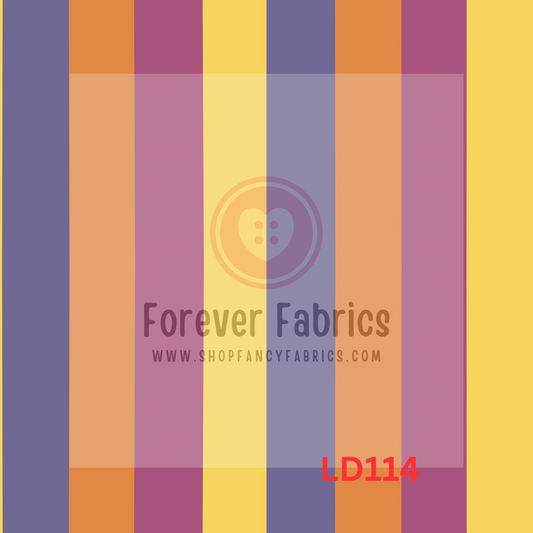 LD114 -70’s stripes   22| Preorder | By The Yard