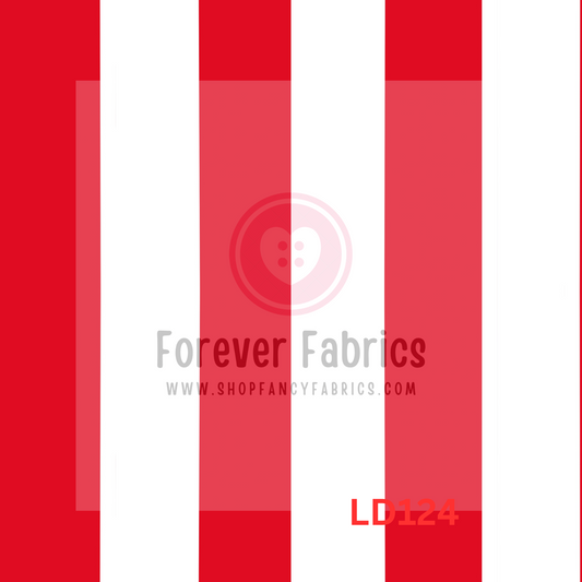 LD124 -American Flag Stripes  22| Preorder | By The Yard