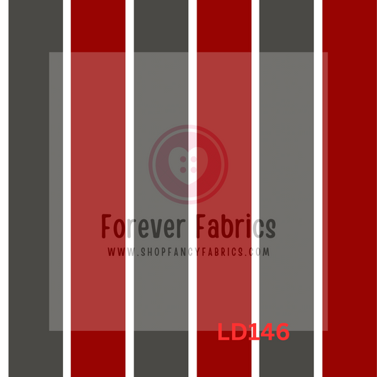 LD146- Bama Stripes         22| Preorder | By The Yard
