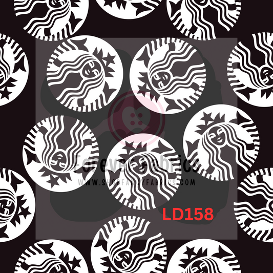 LD158  - SB Black          22| Preorder | By The Yard