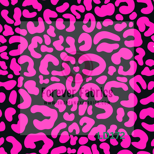 LD172   -Neon Leopard        22| Preorder | By The Yard