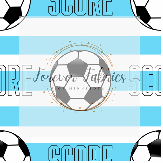 Soccer Score | Preorder  | Fabric By The Yard