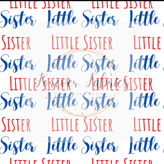 Red White & Blue Little Sister | By The Yard
