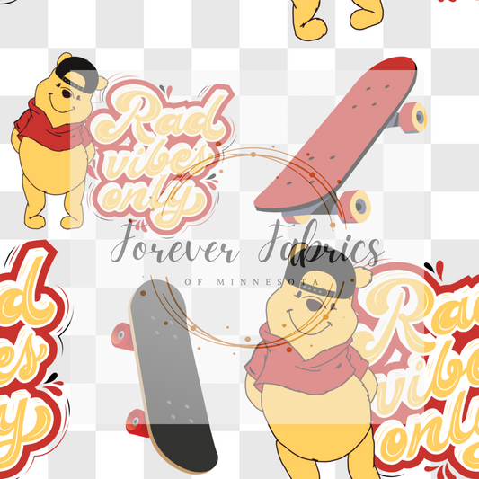 Skateboarding Bears | Preorder | Fabric By The Yard