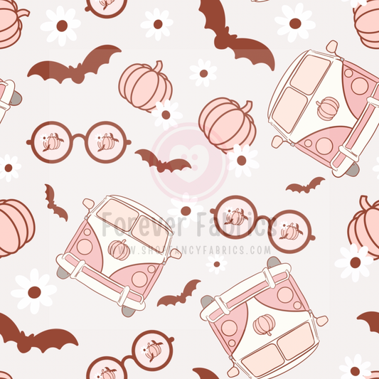 Pumpkins and Bats | Preorder | By The Yard