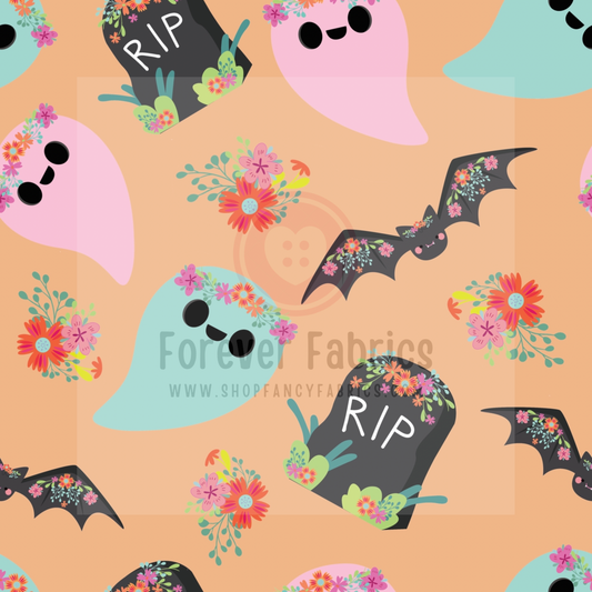 Colorful Ghosts and Bats | Preorder | By The Yard