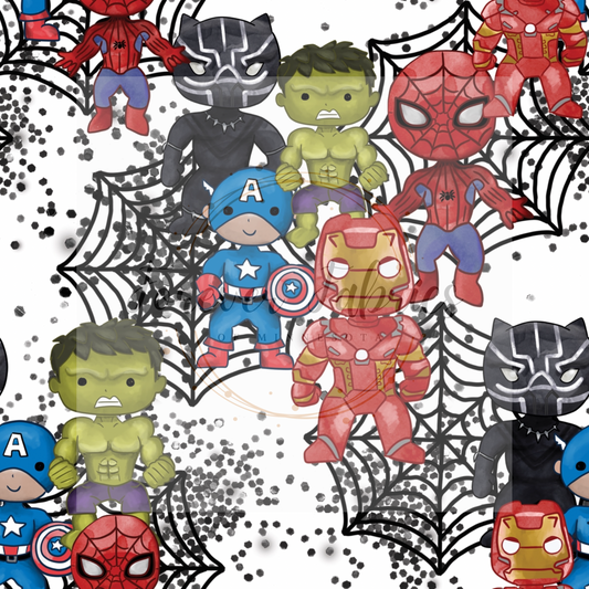 Super Heros &  Spider Webs | Preorder| By The Yard