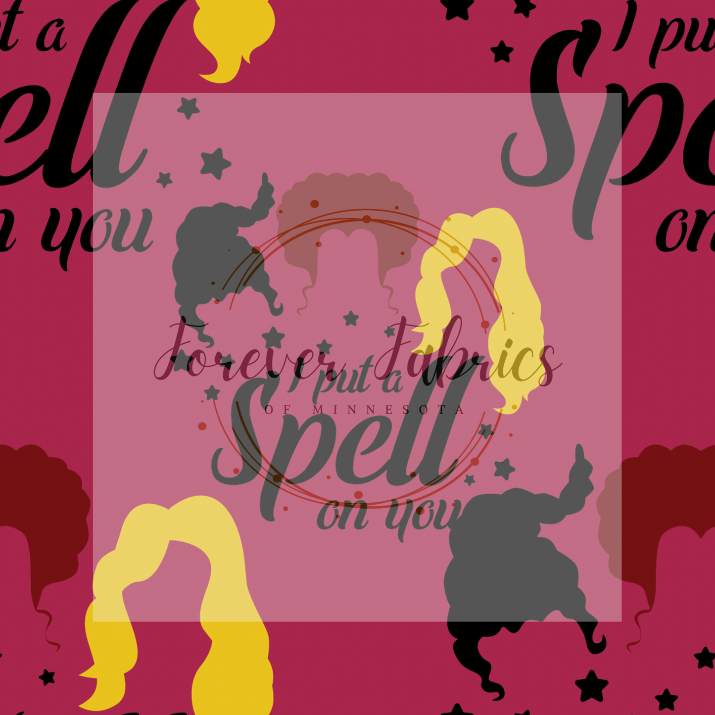 Spell On You Red | Preorder | By The Yard
