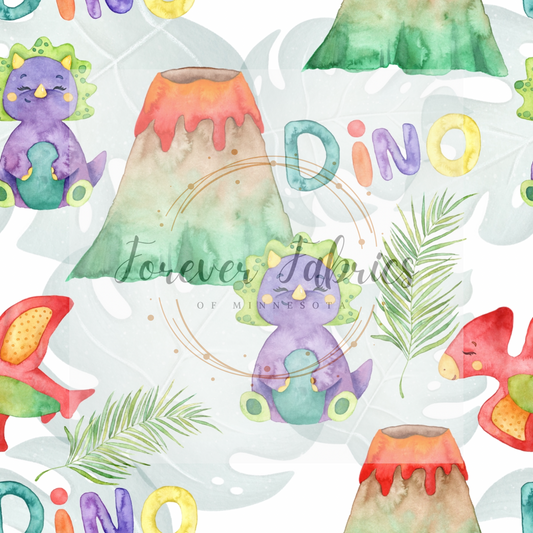 Volcanos & Dinos | Preorder | By The Yard