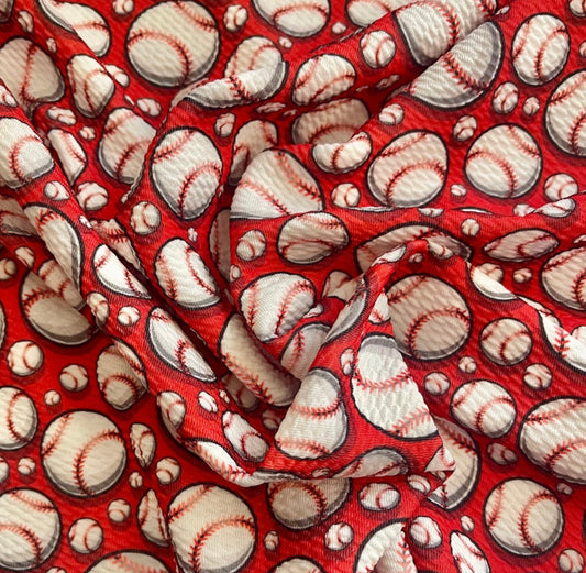 Small Red Baseballs | Printed Bullet