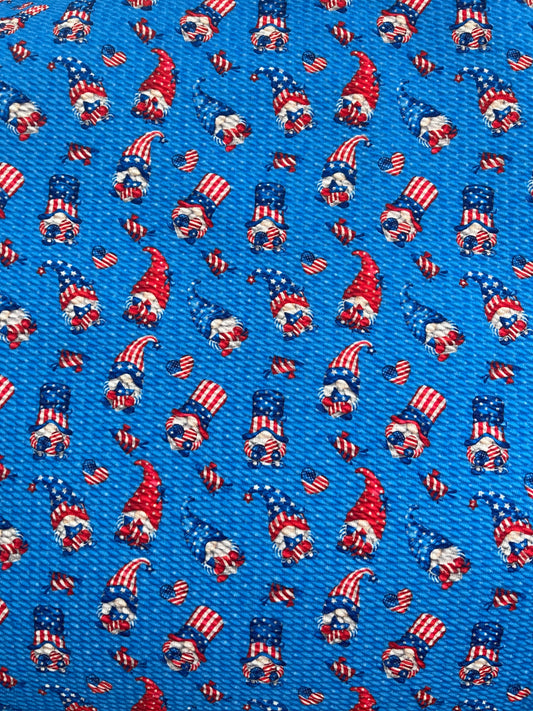 Patriotic Gnomes on Blue | Printed Bullet