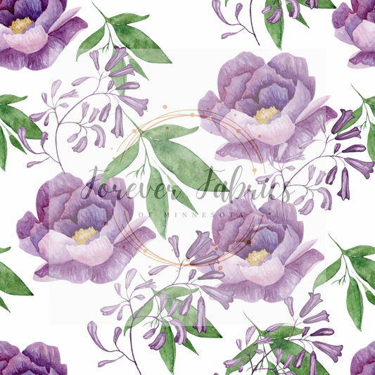 Lavender Peonies  2 | Preorder | By The Yard