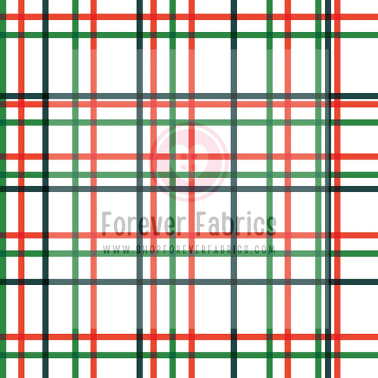 Red & Green plaid | Preorder | By The Yard