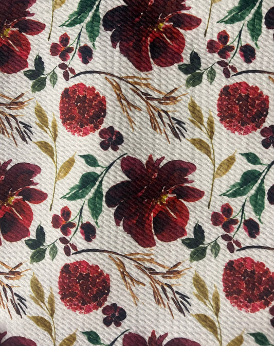 Maroon floral | Printed Bullet