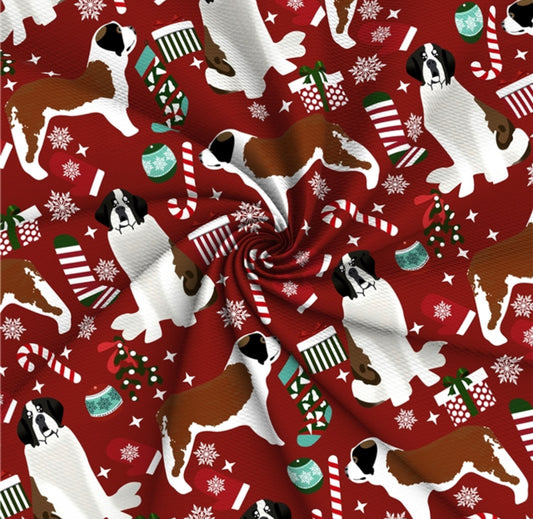 Christmas Pups | Preorder | By The Yard