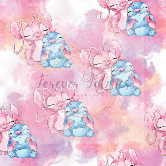 Pink & Blue Stitch Preorder |By The Yard
