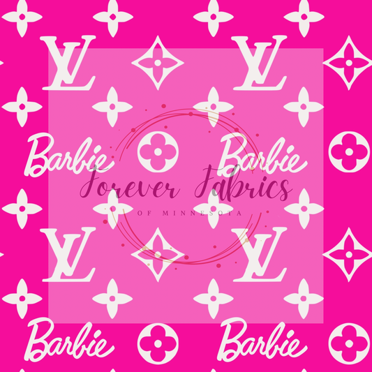 Barbie LV Pink | Preorder | By The Yard