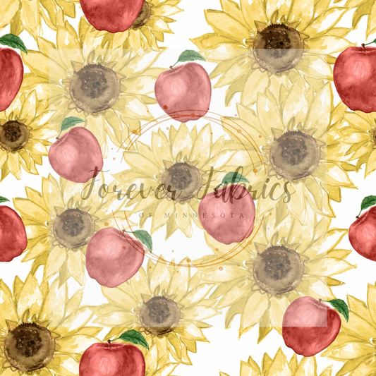 Sunflowers & Apples | Preorder | By The Yard