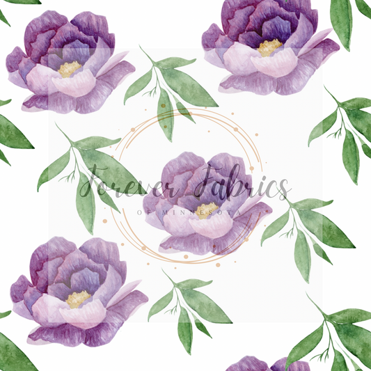 Lavender Peonies | Preorder | By The Yard