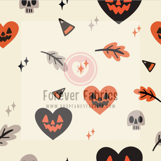 Halloween Hearts   |Preorder | By The Yard