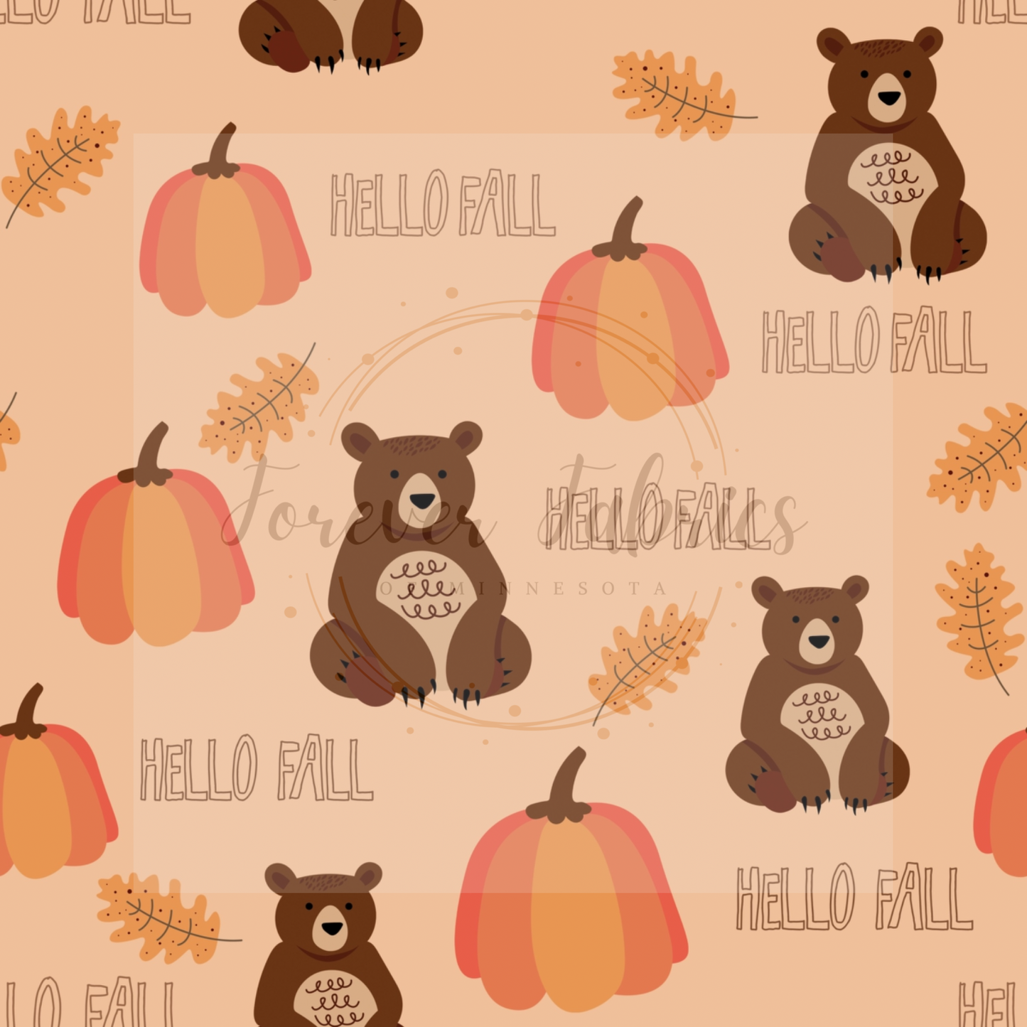 Pumpkins & Bears | Preorder |By The Yard