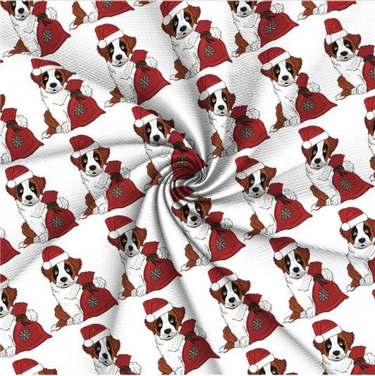 Santa Pups | Preorder | By The Yard