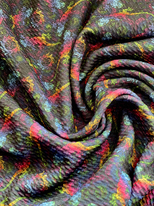 Black Neon Swirls Bullet