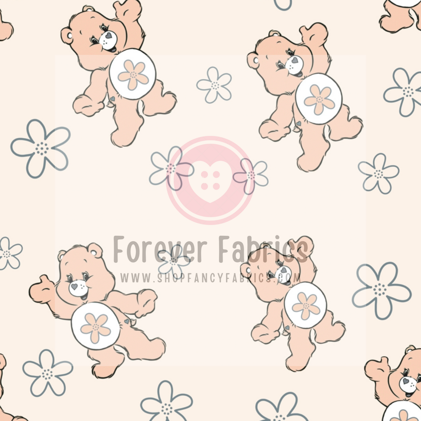 Flower Bears   |Preorder | By The Yard