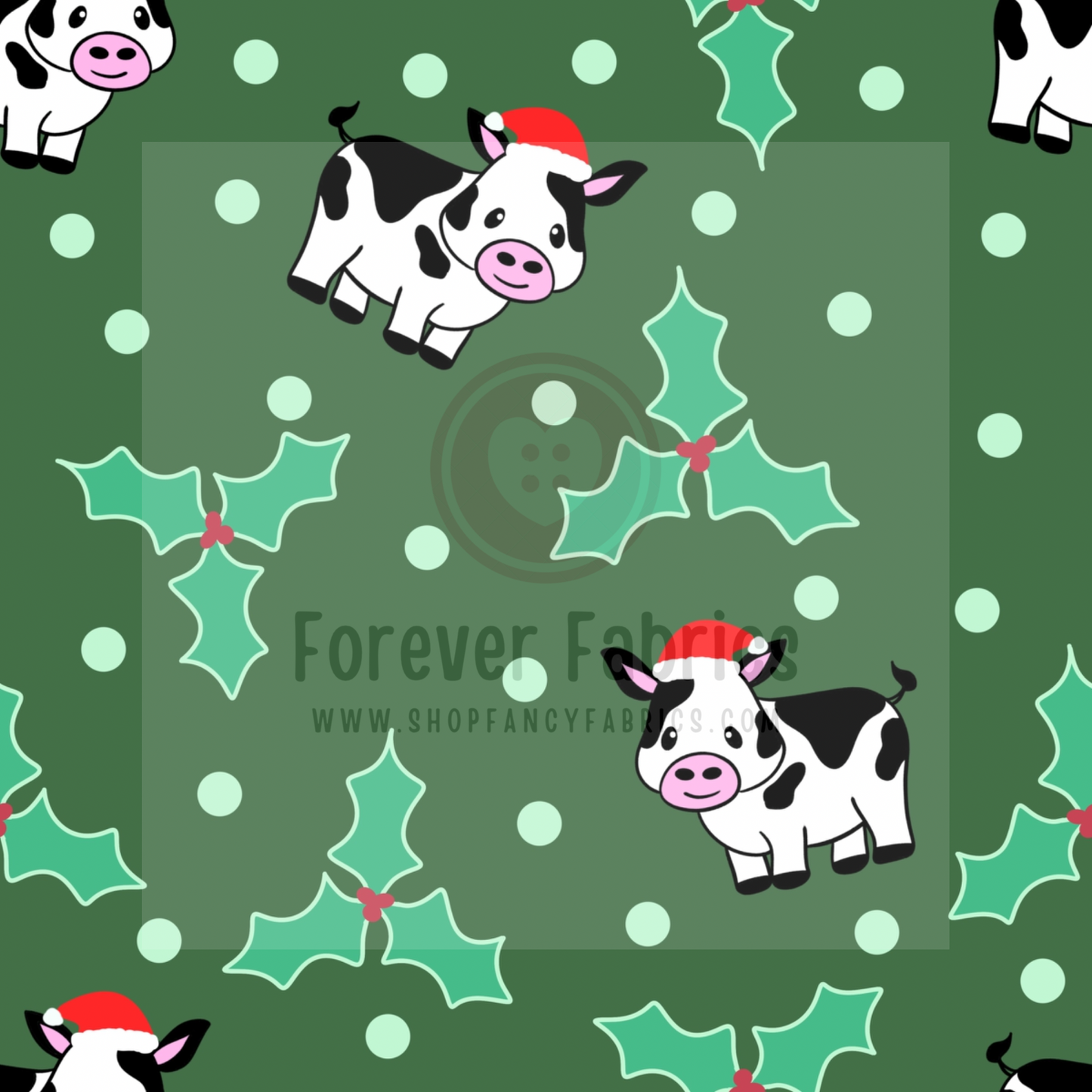 Christmas Cows | Preorder | By The Yard