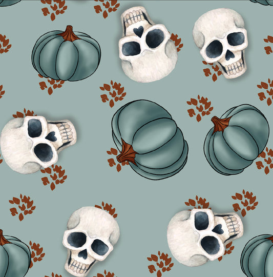 Pumpkins &Skulls | Preorder | By The Yard