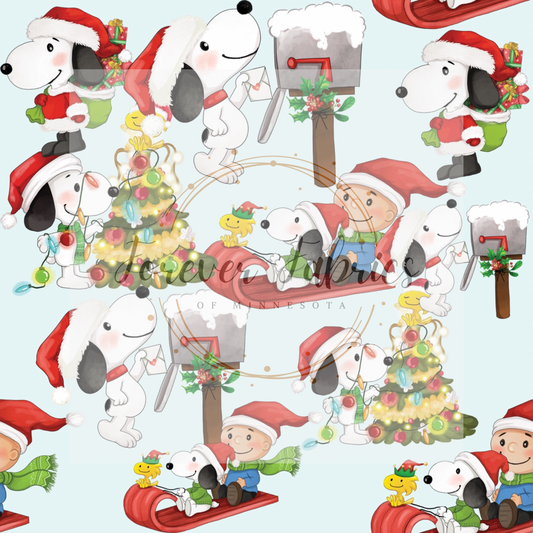 Santa Pups & Friends | Preorder | By The Yard