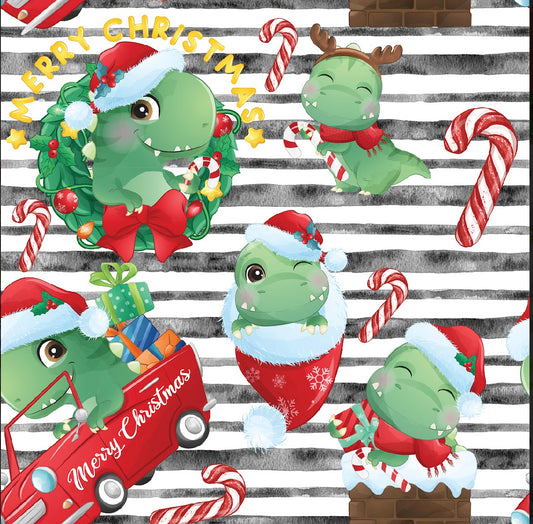 Dino Santas  | Preorder | By The Yard