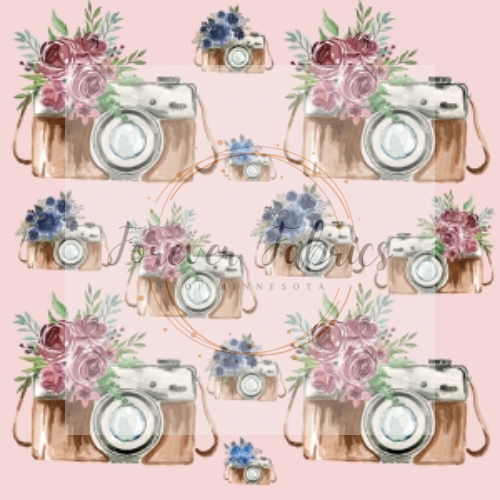 Floral Cameras  Preorder | By The Yard