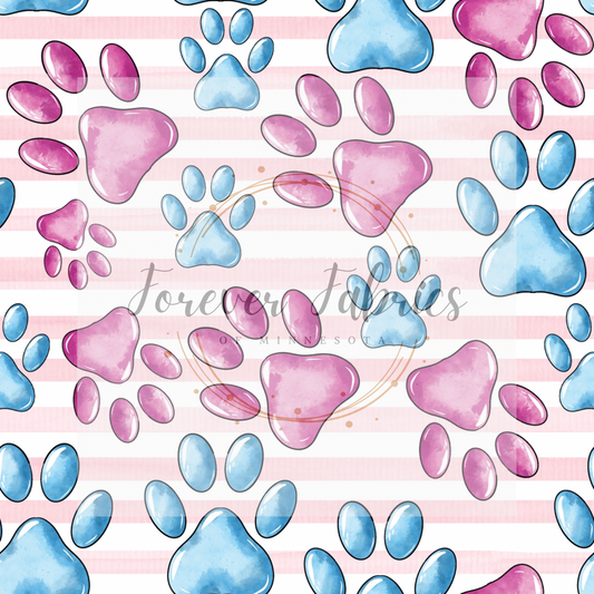 Colorful Paws | Preorder | By The Yard