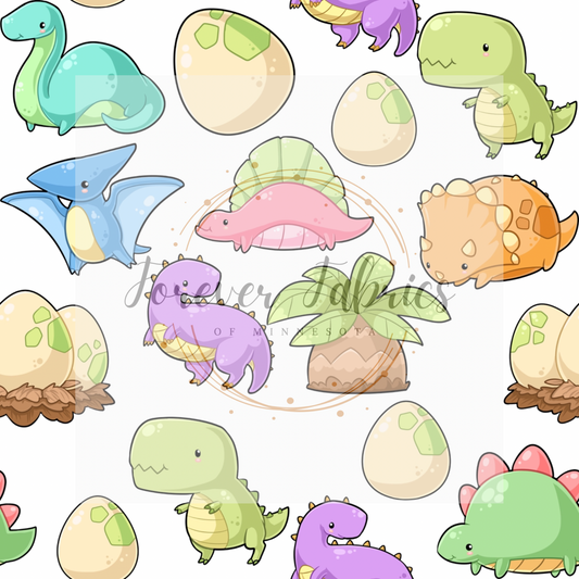 Colorful Dinos | Preorder | By The Yard