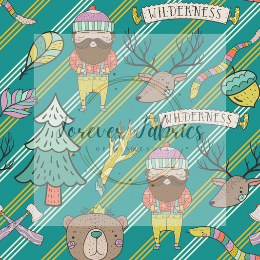 Lumberjack wilderness | Preorder | By The Yard