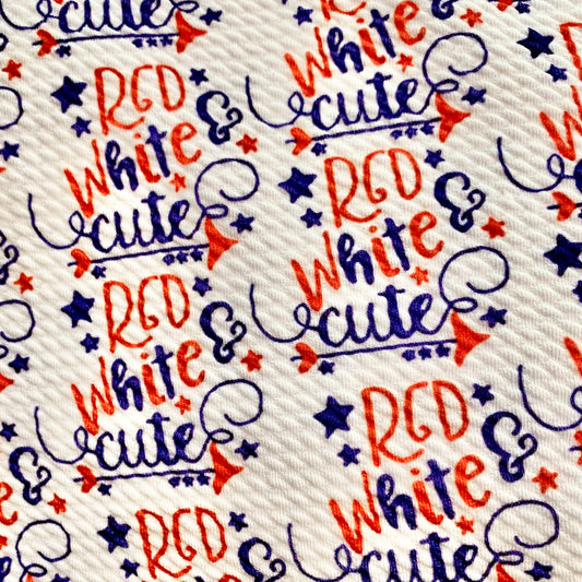 Red White & Cute | Bullet