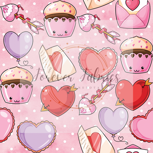 Hearts & Cupcakes | Preorder | By The Yard