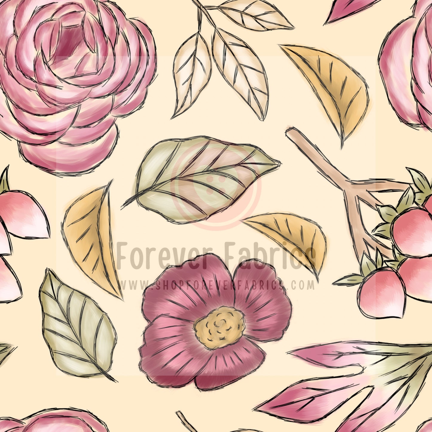Fall floral  | Preorder | By The Yard